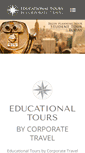 Mobile Screenshot of educationaltoursbycts.com